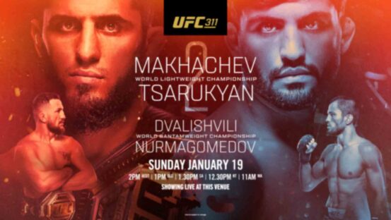 UFC 311 Makhachev VS Tsarukyan