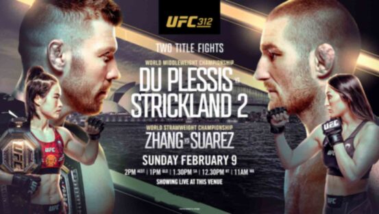 UFC 312 Du Plessis VS Strickland