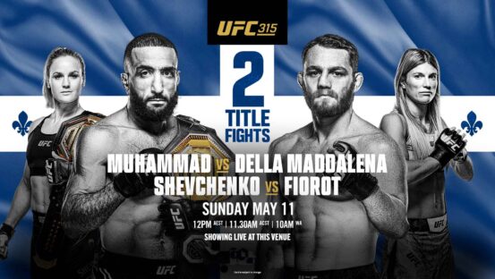 UFC 315 Muhammad VS Della Maddalena
