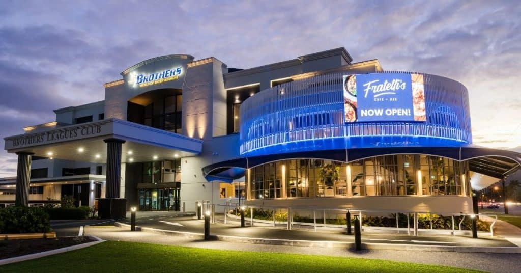 Fuller Sports Club building and signage in South Cairns Edmonton North Queensland