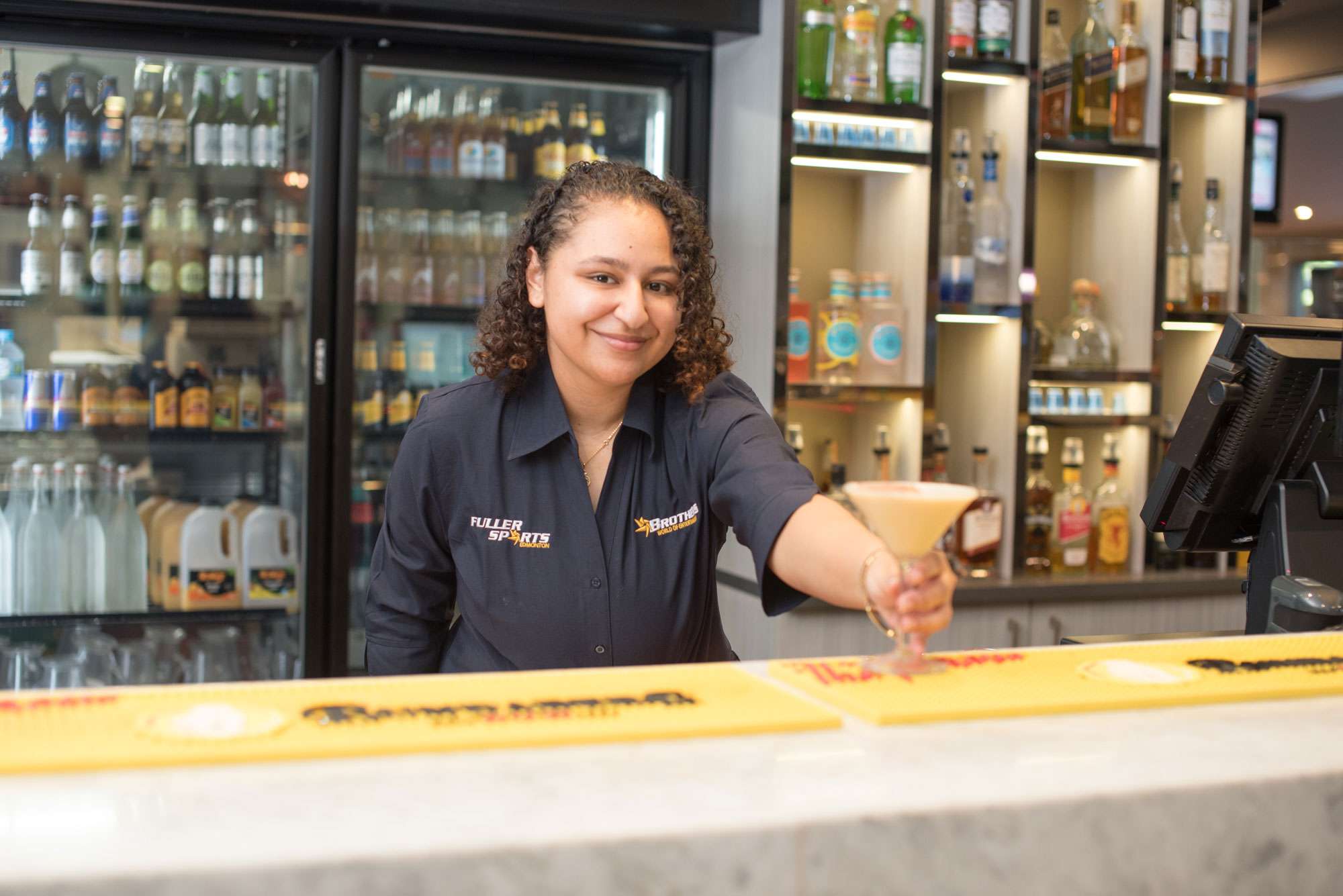 Bar service at Fuller Sports Club in Edmonton South Cairns North Queensland
